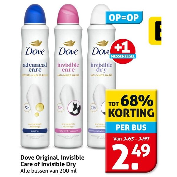 Dove Original, Invisible Care of Invisible Dry