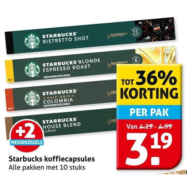 Starbucks koffiecapsules