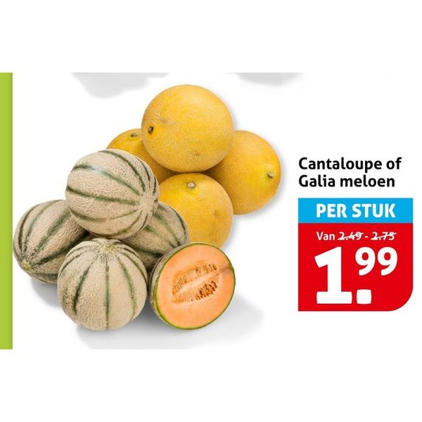 Cantaloupe of Galia meloen