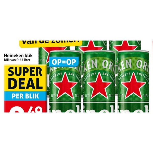 Heineken blik