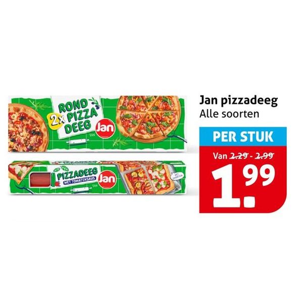 Jan pizzadeeg
