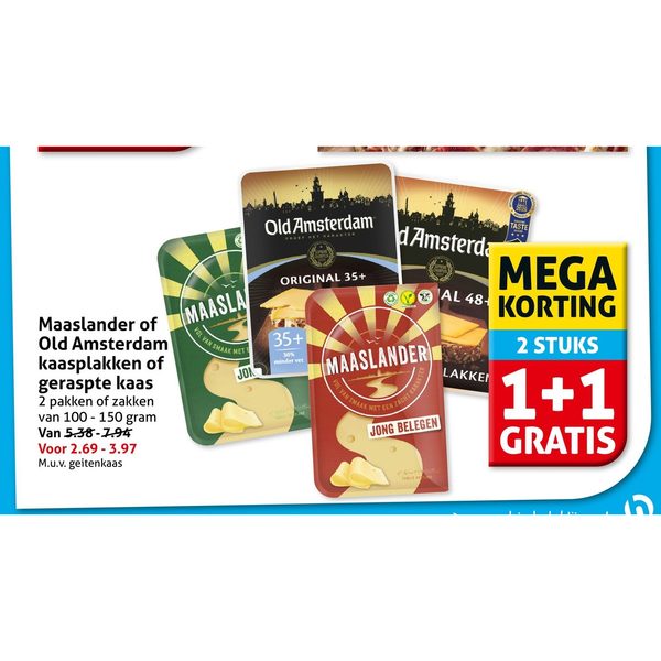Kaasplakken of geraspte kaas