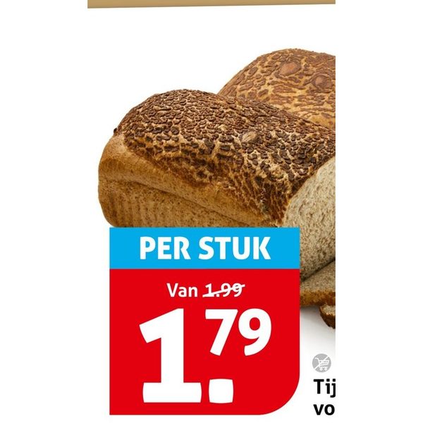 Tijger wit, volkoren of tarwe