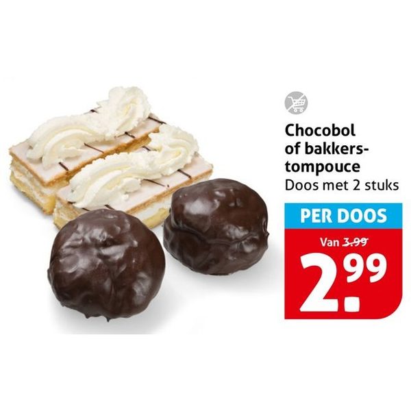 Chocobol of bakkers-tompouce
