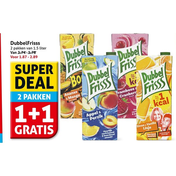 DubbelFrisss vruchtendrank