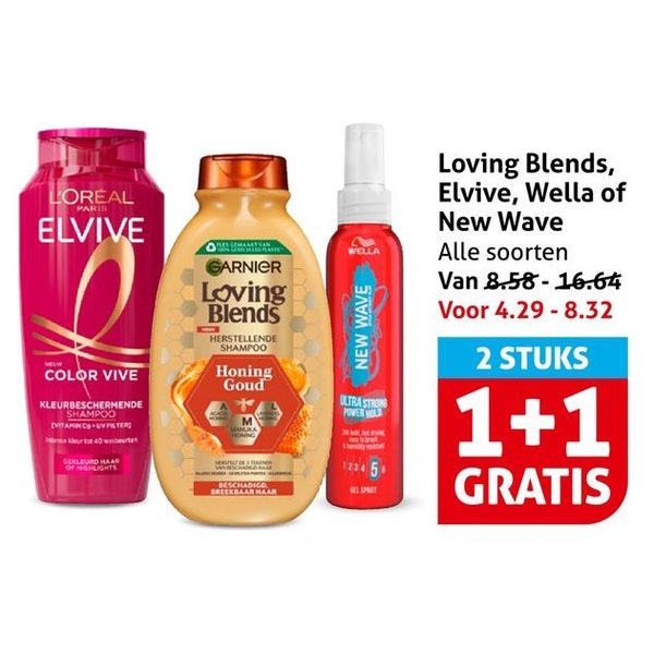 Loving Blends, Elvive, Wella of New Wave
