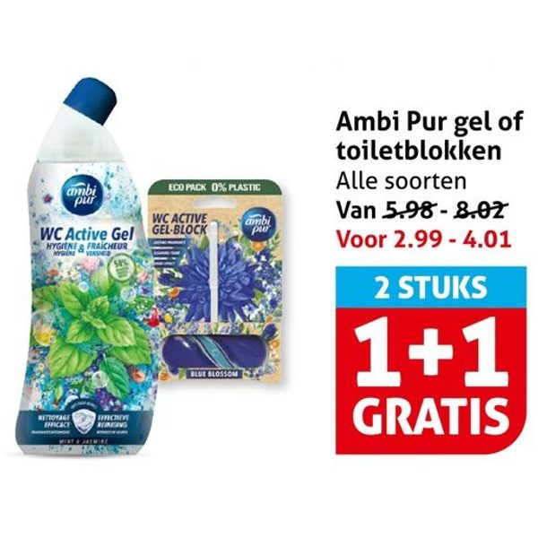 Ambi Pur gel of toiletblokken