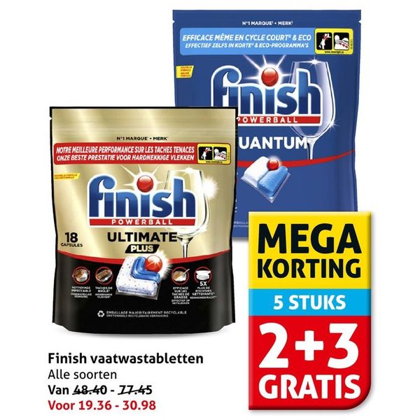 Finish vaatwastabletten
