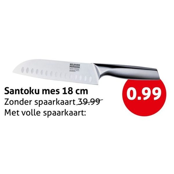 Santoku mes 18 cm