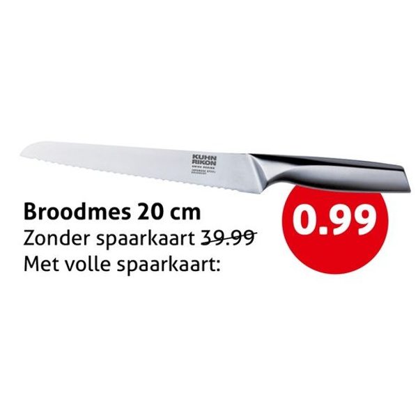 Broodmes 20 cm