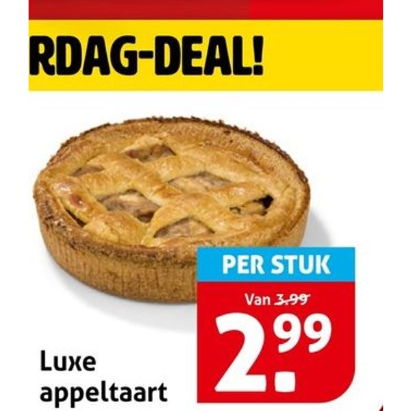 Luxe appeltaart