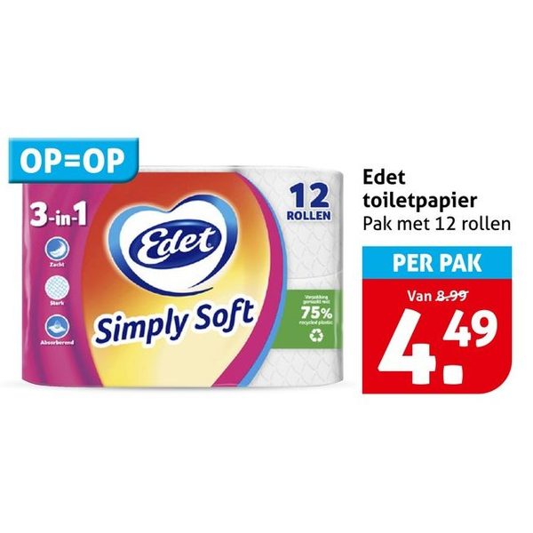 Simply Soft toiletpapier