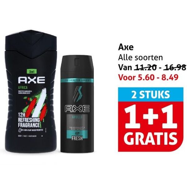 Douchegel of deodorant