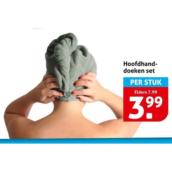 Hoofdhanddoeken set