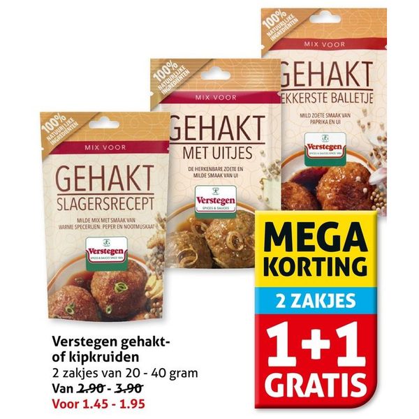 Verstegen gehakt- of kipkruiden