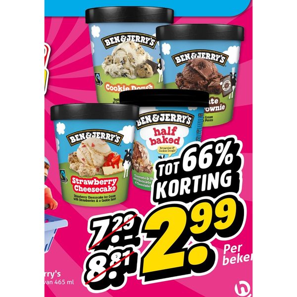 Ben & Jerry's ijsbekers