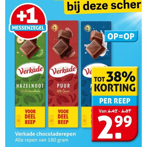 Verkade chocoladerepen