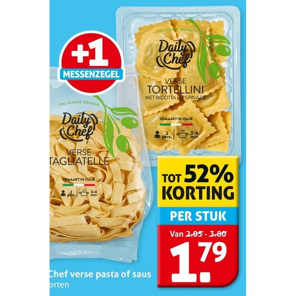 Daily Chef verse pasta of saus