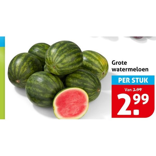 Grote watermeloen