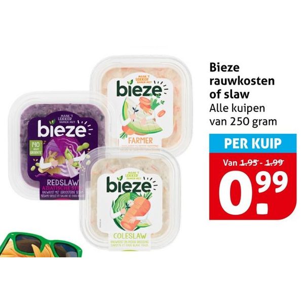 Bieze rauwkosten of slaw