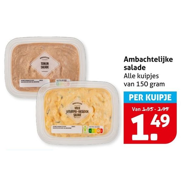Ambachtelijke salade