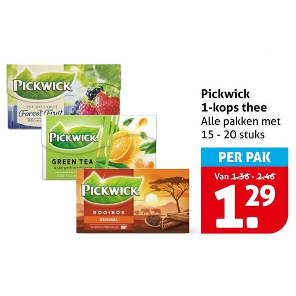 Pickwick 1-kops thee