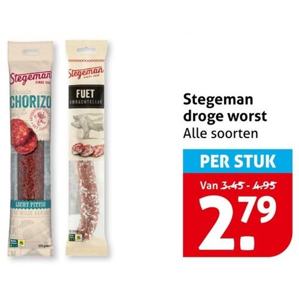 Stegeman droge worst