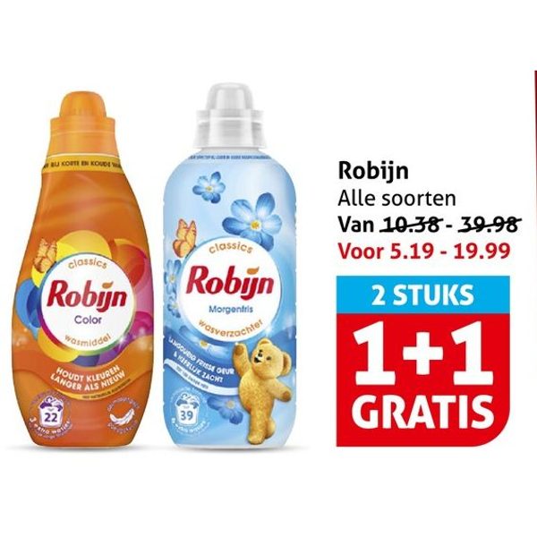 Wasmiddel en wasverzachter