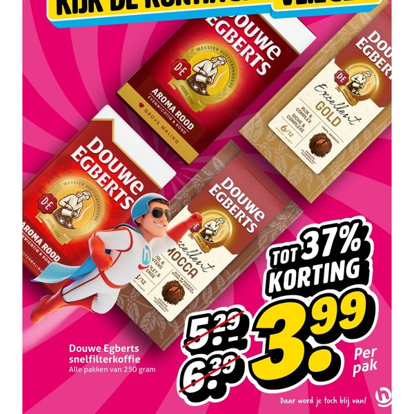 Douwe Egberts snelfilterkoffie
