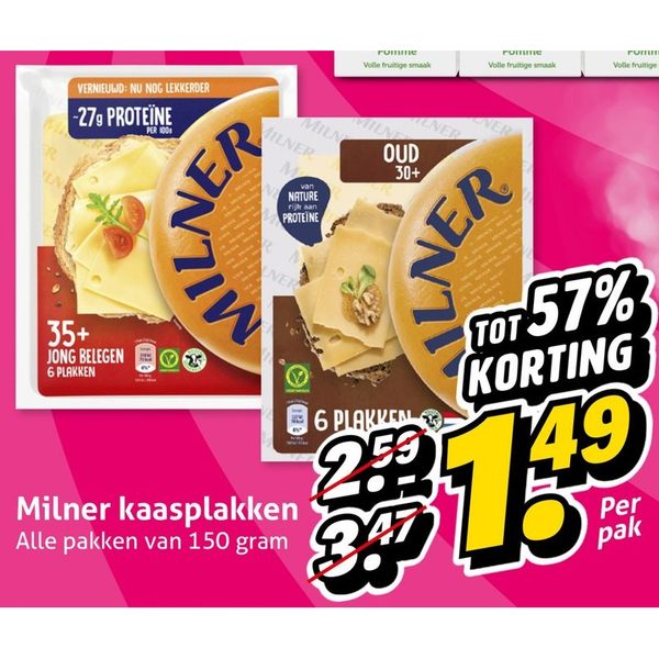 Milner kaasplakken