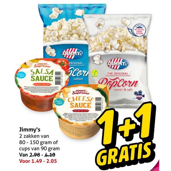 Popcorn en dipsauzen