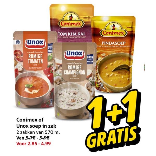 Conimex of Unox soep