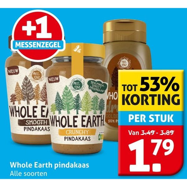 Whole Earth pindakaas