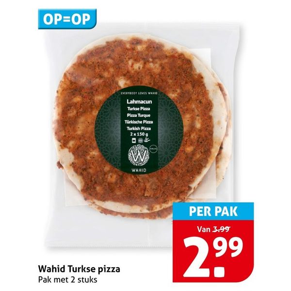 Lahmacun (Turkse pizza)