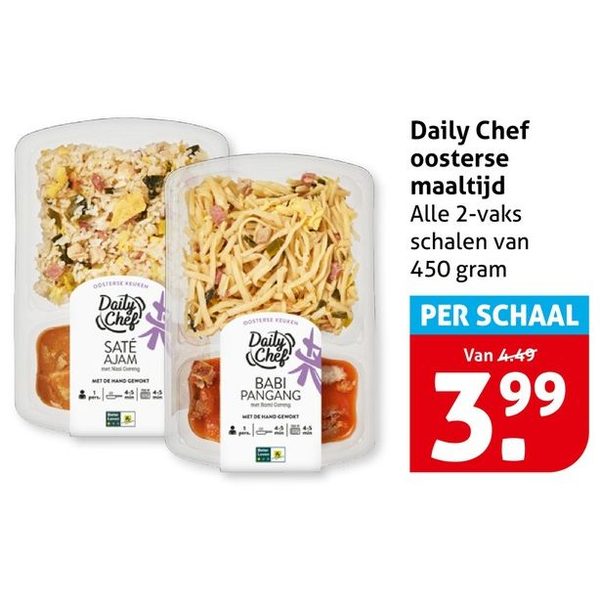 Daily Chef oosterse maaltijd