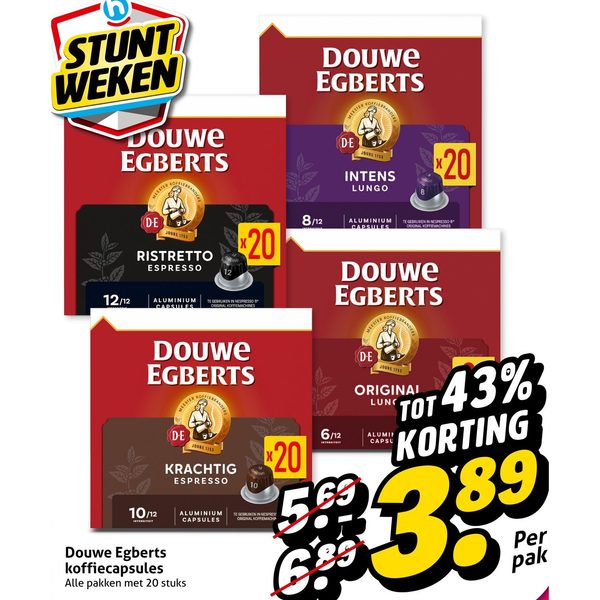 Douwe Egberts koffiecapsules