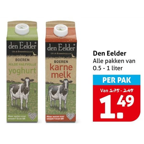 Boeren yoghurt of karnemelk