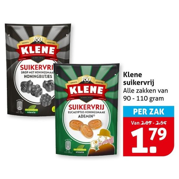 Klene suikervrij