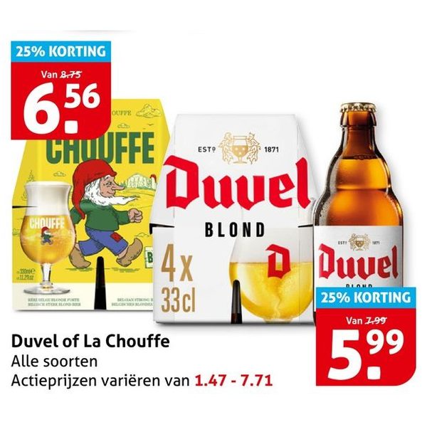 Duvel of La Chouffe