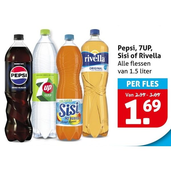 Pepsi, 7UP, Sisi of Rivella