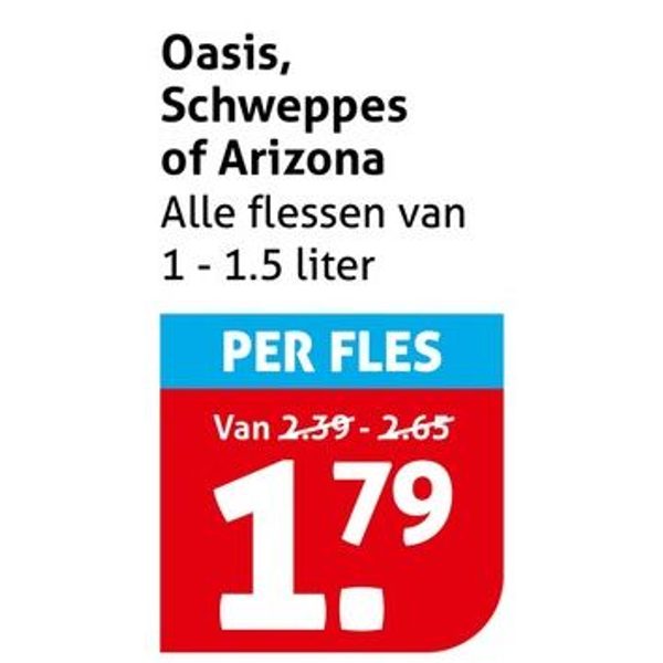 Oasis, Schweppes of Arizona