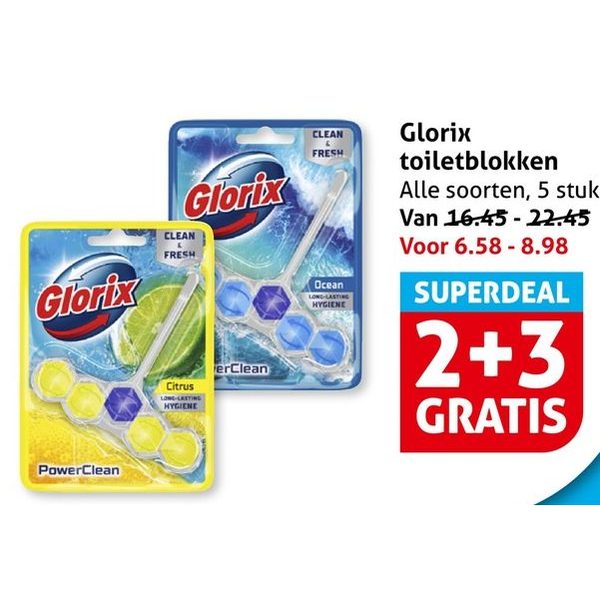 Glorix toiletblokken