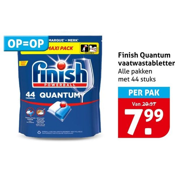 Finish Quantum vaatwastabletten
