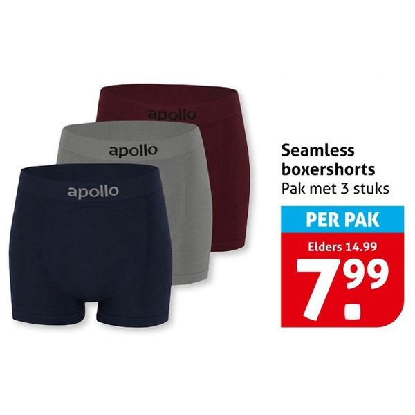 Seamless boxershorts