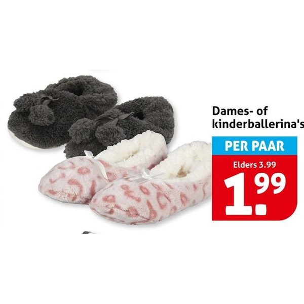 Dames- of kinderballerina's