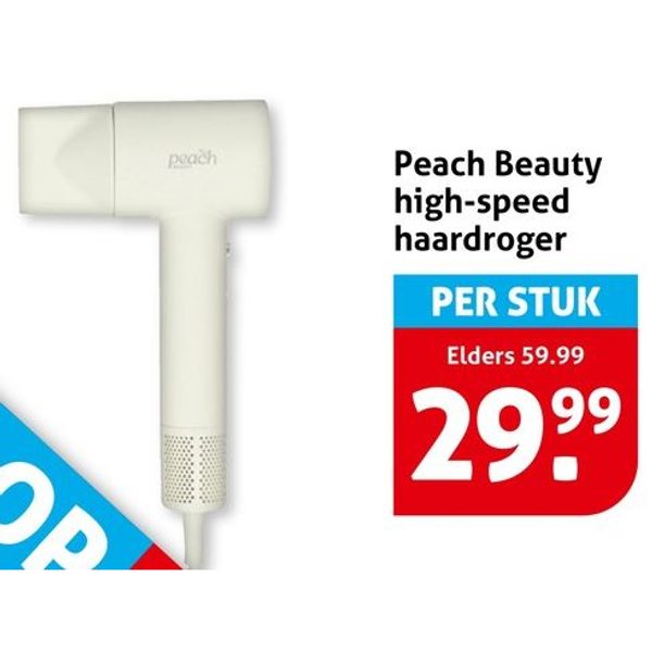 Peach Beauty high-speed haardroger