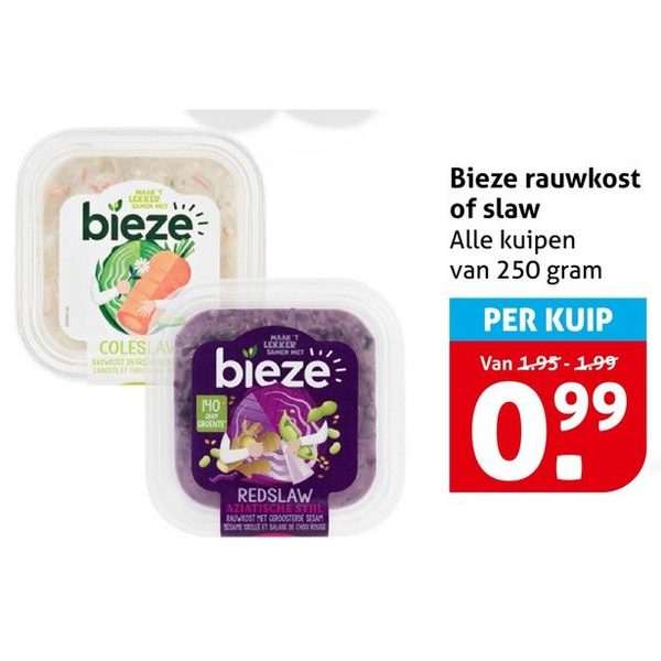 Bieze rauwkost of slaw