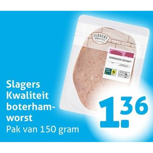 Slagers Kwaliteit boterhamworst