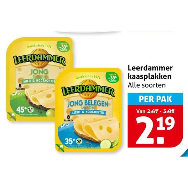 Leerdammer kaasplakken