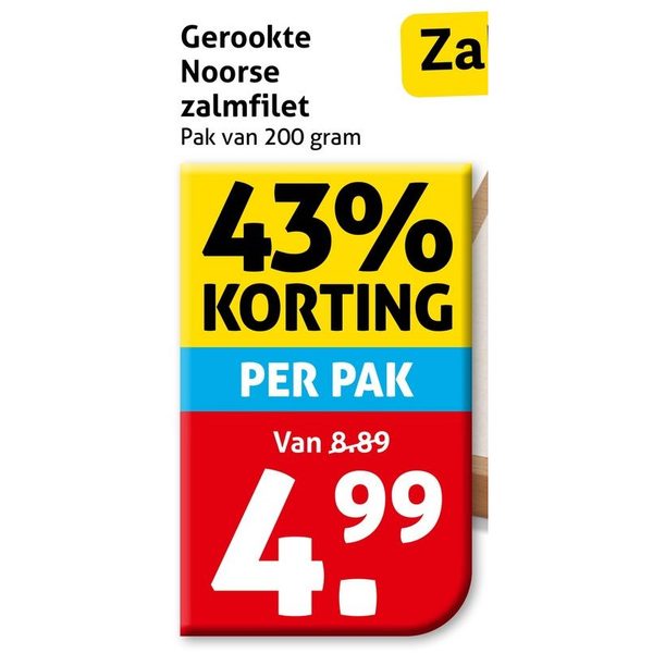 Gerookte Noorse zalmfilet